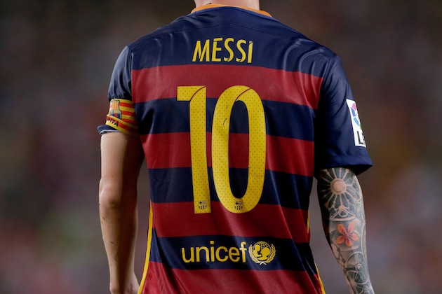 messi barcelona jersey